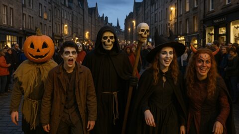 Halloween Parade with Costumed Participants