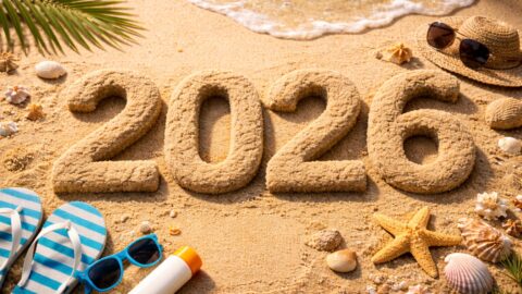 2026 Shaped in Sand on a Summer Beach