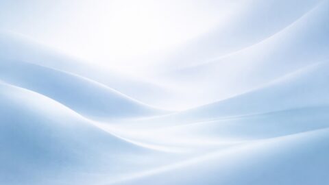 Soft Blue Abstract Waves With Light Gradient