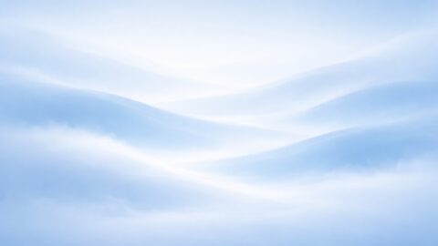 Soft Blue Cloud Like Waves With Gentle Light