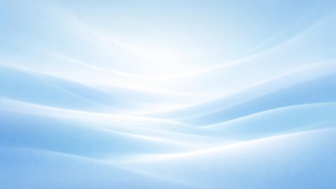 Soft Blue Waves With Bright Flowing Light