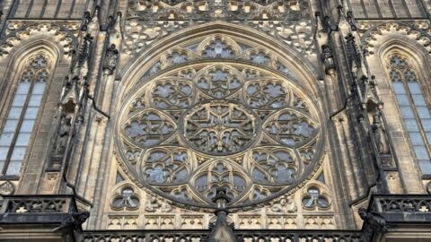 St Vitus Cathedral Rose Window Detail