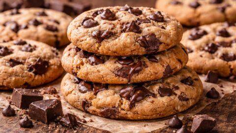 Chocolate Chip Cookies Stack