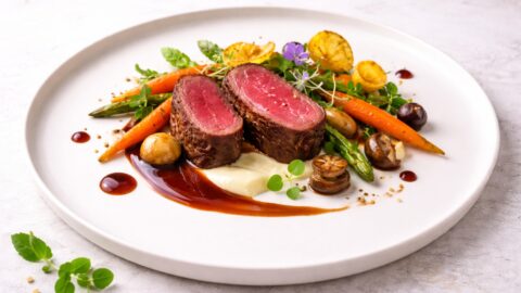 Gourmet Beef Tenderloin with Vegetables