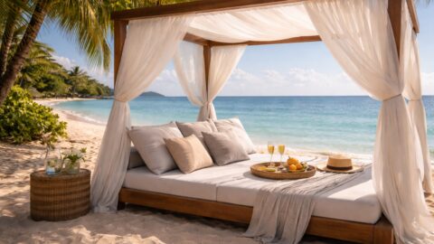Luxury Beach Cabana by the Sea